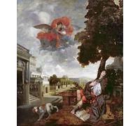 ZHAOSHAN Célèbre Art DéCorative Tableaux Sur Toile la Conversion de saint Augustin par Gérard De Lairesse Moderne Mur Art Pour la Décoration Murale 60x90cm