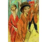 ZHAOSHAN Célèbre Art DéCorative Tableaux Sur Toile la danseuse nègre d'Ernst Ludwig Kirchner Moderne Mur Art Pour la Décoration de Bureau 60x90cm