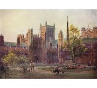 ZHAOSHAN Célèbre Art DéCorative Tableaux Sur Toile la et la tour du St Johns College par William Matthison Moderne Mur Art Pour la Décoration de Bureau 60x90cm