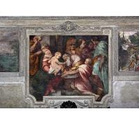 ZHAOSHAN Célèbre Art DéCorative Tableaux Sur Toile la fresque de l'Adoration des Mages de Daniele Crespi Moderne Mur Art Pour la Décoration de la Chambre à Coucher 60x90cm
