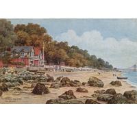 ZHAOSHAN Célèbre Art DéCorative Tableaux Sur Toile la vue sur des sables I de Wight par Alfred Robert Quinton Moderne Mur Art Pour la Décoration de Bureau 60x90cm