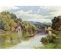 ZHAOSHAN Célèbre Art DéCorative Tableaux Sur Toile le d'Ouseley d'Alfred Robert Quinton Moderne Mur Art Pour la Décoration Murale 60x90cm