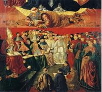 ZHAOSHAN Célèbre Art DéCorative Tableaux Sur Toile Philosophe arabe Averroes par Benozzo Di Lese Di Sandro Gozzoli Moderne Mur Art Pour la Décoration de Bureau 60x90cm