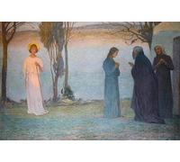 ZHAOSHAN Célèbre Art DéCorative Tableaux Sur Toile Saint Raphaël par Henri Eugène Augustin Le Sidaner Moderne Mur Art Pour la Décoration de Bureau 60x90cm