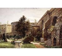 ZHAOSHAN Célèbre Art DéCorative Tableaux Sur Toile St Peter's-in-the-east par Fulleylove Moderne Mur Art Pour la Décoration Murale 60x90cm