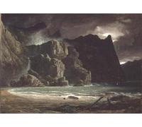 ZHAOSHAN Célèbre Art DéCorative Tableaux Sur Toile Vue d'un lac en Norvège par Danby Moderne Mur Art Pour la Décoration de la Chambre à Coucher 60x90cm