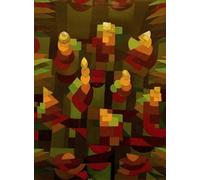 ZHAOSHAN Célèbre Oeuvre Dimpression Wall Art Peintures Croissance des plantes par Paul Klee Tableaux Modernes Pour la Décoration de Bureau 60x90cm