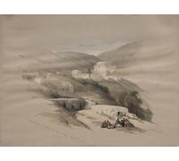 ZHAOSHAN Célèbre Oeuvre Dimpression Wall Art Peintures Église chrétienne de Saint-Georges à Ludd Ancient Lydda par David Roberts Tableaux Modernes Pour la Décoration de la Chambre à Coucher 60x90cm