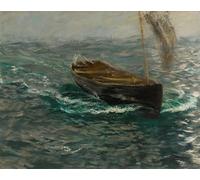 ZHAOSHAN Célèbre Oeuvre Dimpression Wall Art Peintures Étude d'un dériveur par Charles Napier Hemy Tableaux Modernes Pour la Décoration Murale 60x90cm