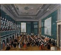 ZHAOSHAN Célèbre Oeuvre Dimpression Wall Art Peintures Faire partie des chœurs au temps d'Antonio Vivaldi de Gabriele Bella Tableaux Modernes Pour la Décoration de la Chambre à Coucher 60x90cm