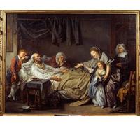 ZHAOSHAN Célèbre Oeuvre Dimpression Wall Art Peintures la Dame de la Charité Peinture de Jean Baptiste Greuze Tableaux Modernes Pour la Décoration Murale 60x90cm