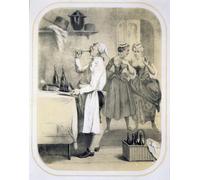 ZHAOSHAN Célèbre Oeuvre Dimpression Wall Art Peintures La gourmandise dans d'après une série d'estampes représentant Louis Léopold Boilly Pour la Décoration de la Chambre à Coucher 60x90cm