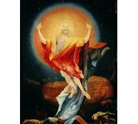 ZHAOSHAN Célèbre Oeuvre Dimpression Wall Art Peintures la résurrection du Christ de l'aile droite du retable d'Issenheim par Matthias Grünewald Tableaux Modernes Pour la Décoration Murale 60x90cm
