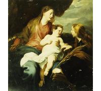 ZHAOSHAN Célèbre Oeuvre Dimpression Wall Art Peintures la Sainte Famille d'Anthony Van Dyck Tableaux Modernes Pour la Décoration de Bureau 60x90cm