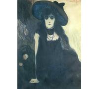 ZHAOSHAN Célèbre Oeuvre Dimpression Wall Art Peintures le buveur d'absinthe de Leon Spilliaert Tableaux Modernes Pour la Décoration de Bureau 60x90cm