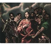 ZHAOSHAN Célèbre Oeuvre Dimpression Wall Art Peintures le déshabillage du Christ par El Greco Tableaux Modernes Pour la Décoration de Bureau 60x90cm