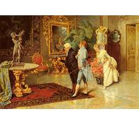 ZHAOSHAN Célèbre Oeuvre Dimpression Wall Art Peintures le dévoilement de Luis Alvarez Catalá Tableaux Modernes Pour la Décoration de Bureau 60x90cm