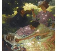ZHAOSHAN Célèbre Oeuvre Dimpression Wall Art Peintures le pique nique de Leo Putz Tableaux Modernes Pour la Décoration de Bureau 60x90cm