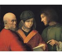 ZHAOSHAN Célèbre Oeuvre Dimpression Wall Art Peintures les trois âges de l'homme lisant une chanson de Giorgione Da Castelfranco Tableaux Modernes Pour la Décoration Murale 60x90cm