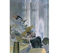 ZHAOSHAN Célèbre Oeuvre Dimpression Wall Art Peintures l'Evangile de l'Enfance de Notre-Seigneur Jésus-Christ selon saint Paul' de Carlos Schwabe Pour la Décoration de Bureau 60x90cm