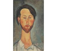 ZHAOSHAN Célèbre Oeuvre Dimpression Wall Art Peintures Portrait de Léopold Zborowski par Amedeo Modigliani Tableaux Modernes Pour la Décoration de Bureau 60x90cm