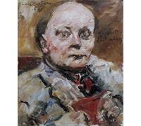 ZHAOSHAN Célèbre Oeuvre Dimpression Wall Art Peintures Portrait du poète Herbert Eulenberg par Lovis Corinth Tableaux Modernes Pour la Décoration de Bureau 60x90cm