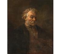 ZHAOSHAN Célèbre Oeuvre Dimpression Wall Art Peintures Portrait d'un homme âgé par Rembrandt Van Rijn Tableaux Modernes Pour la Décoration de Bureau 60x90cm