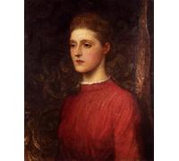 ZHAOSHAN Célèbre Oeuvre Dimpression Wall Art Peintures Portrait d'une dame George Frederic Watts Tableaux Modernes Pour la Décoration Murale 60x90cm
