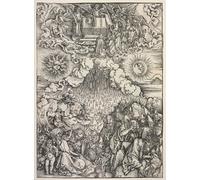 ZHAOSHAN Célèbre Oeuvre Dimpression Wall Art Peintures Révélation de St Jean Ouverture du Sixième Sceau par Albrecht Dürer Tableaux Modernes Pour la Décoration de Bureau 60x90cm