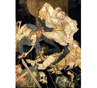 ZHAOSHAN Célèbre Oeuvre Dimpression Wall Art Peintures Roipar Arthur Rackham Tableaux Modernes Pour la Décoration Murale 60x90cm