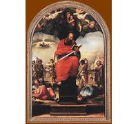 ZHAOSHAN Célèbre Oeuvre Dimpression Wall Art Peintures Saint Paul de Domenico Beccafumi Tableaux Modernes Pour la Décoration de Bureau 60x90cm