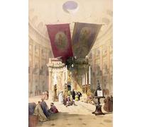 ZHAOSHAN Célèbre Oeuvre Dimpression Wall Art Peintures Sanctuaire du Saint-Sépulcre par David Roberts Tableaux Modernes Pour la Décoration de Bureau 60x90cm