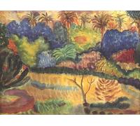 ZHAOSHAN Célèbre Oeuvre Dimpression Wall Art Peintures Tahitische Landschaft de Paul Gauguin Tableaux Modernes Pour la Décoration de la Chambre à Coucher 60x90cm