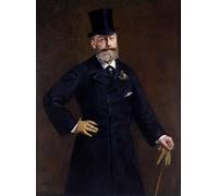 ZHAOSHAN De Célèbres Tableaux Imprimer Affiche Toile Avec Image Antonin Proust par Edouard Manet Impression Peinture Huile Pour la Décoration de Bureau 60x90cm