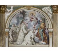 ZHAOSHAN De Célèbres Tableaux Imprimer Affiche Toile Avec Image Approbation de la Règle des Chartreux par Daniele Crespi Impression Peinture Huile Pour la Décoration Murale 60x90cm
