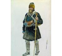 ZHAOSHAN De Célèbres Tableaux Imprimer Affiche Toile Avec Image d'un pèlerin par Il Ya Repin Impression Peinture Huile Pour la Décoration Murale 60x90cm