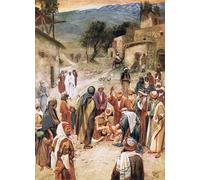 ZHAOSHAN De Célèbres Tableaux Imprimer Affiche Toile Avec Image Jésus sur le point de guérir un garçon dont ses disciples avaient échoué par William Brassey Hole Pour la Décoration de Bureau 60x90cm