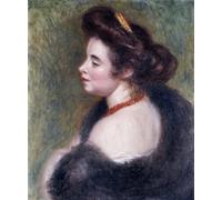 ZHAOSHAN De Célèbres Tableaux Imprimer Affiche Toile Avec Image Madame Maurice Denis par Pierre Auguste Renoir Impression Peinture Huile Pour la Décoration de Bureau 60x90cm
