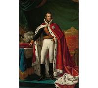 ZHAOSHAN De Célèbres Tableaux Imprimer Affiche Toile Avec Image Portrait de Guillaume Ier, roi des Pays-Bas, par Paelinck Impression Peinture Huile Pour la Décoration de la Chambre à Coucher 60x90cm