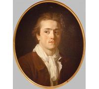 ZHAOSHAN De Célèbres Tableaux Imprimer Affiche Toile Avec Image Portrait de Paul Guillaume Lemoine par Benoît Suvée Impression Peinture Huile Pour la Décoration de la Chambre à Coucher 60x90cm