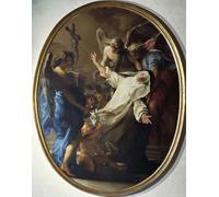 ZHAOSHAN De Célèbres Tableaux Imprimer Affiche Toile Avec Image Sainte Catherine par Pompeo Girolamo Stones Impression Peinture Huile Pour la Décoration Murale 60x90cm