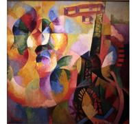 ZHAOSHAN De Célèbres Tableaux Imprimer Affiche Toile Avec Image Soleil Tour Aeroplanenanglais Sun Tower Aeroplanen par Robert Delaunay Impression Peinture Huile Pour la Décoration Murale 60x90cm