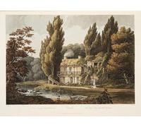 ZHAOSHAN De Célèbres Tableaux Imprimer Affiche Toile Avec Image Versailles la salle à manger du petit Trianon par Claude Nattes Pour la Décoration de la Chambre à Coucher 60x90cm