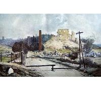 ZHAOSHAN De Célèbres Tableaux Paysage Toile Affiche Affiche De Arts Coucy-le-château de François Flameng Impressions Artistiques Pour la Décoration Murale 60x90cm