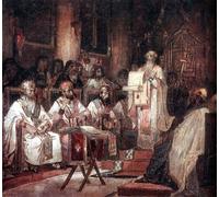 ZHAOSHAN De Célèbres Tableaux Paysage Toile Affiche Affiche De Arts Deuxième concile œcuménique de Constantinople Vasily Surikov Impression Peinture Huile Pour la Décoration Murale 60x90cm