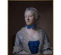 ZHAOSHAN De Célèbres Tableaux Paysage Toile Affiche Affiche De Arts Eva Marie Veigel by Jean Étienne Liotard Impression Peinture Huile Pour la Décoration de la Chambre à Coucher 60x90cm