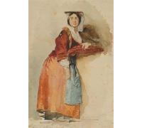 ZHAOSHAN De Célèbres Tableaux Paysage Toile Affiche Affiche De Arts Figures féminines en costume par Eleuterio Pagliano Impression Peinture Huile Pour la Décoration Murale 60x90cm
