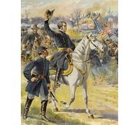 ZHAOSHAN De Célèbres Tableaux Paysage Toile Affiche Affiche De Arts Hooker à Chancellorsville May par Henry Alexander Ogden Impression Peinture Huile Pour la Décoration de Bureau 60x90cm
