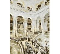 ZHAOSHAN De Célèbres Tableaux Paysage Toile Affiche Affiche De Arts Inauguration de l'Opéra de Paris par Jean Baptiste Edouard Detaille Impression Peinture Huile Pour la Décoration de Bureau 60x90cm