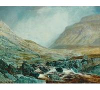 ZHAOSHAN De Célèbres Tableaux Paysage Toile Affiche Affiche De Arts Ingleborough sous les strates de calcaire du Yorkshire White Scar par Impression Peinture Huile Pour la Décoration Murale 60x90cm